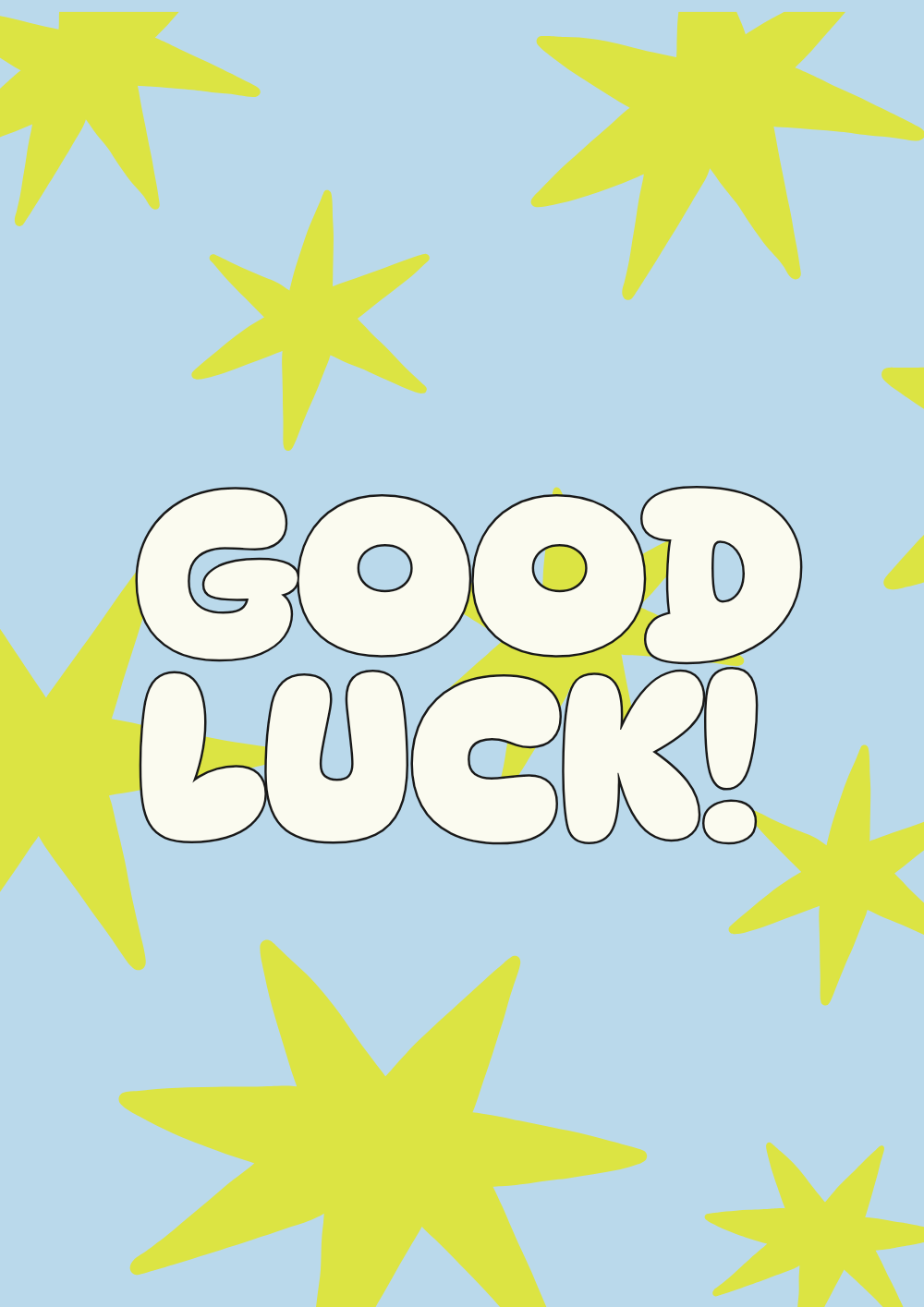 Good Luck Card