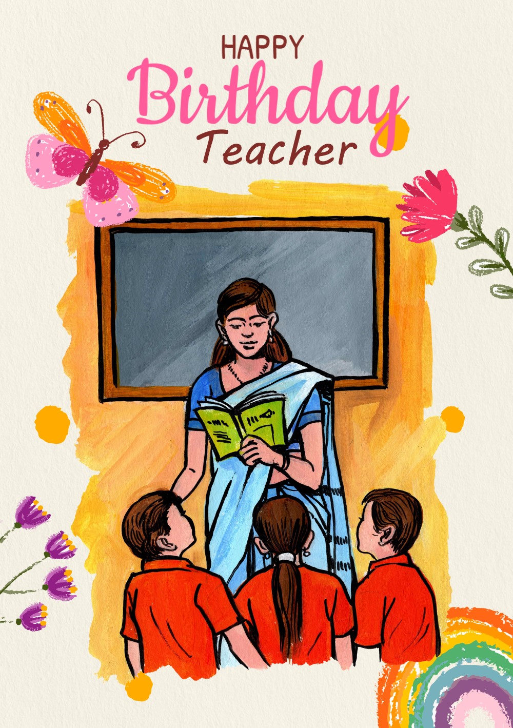 Happy Birthday Teacher