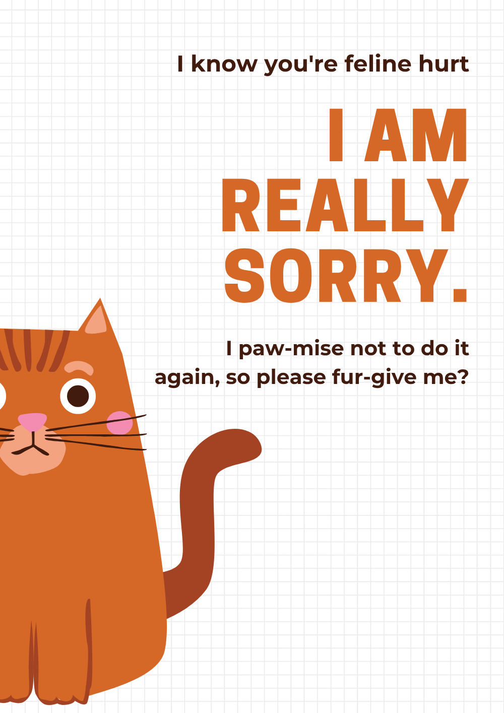 Sorry Card