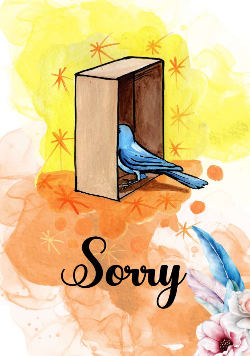 Bird Sorry Card