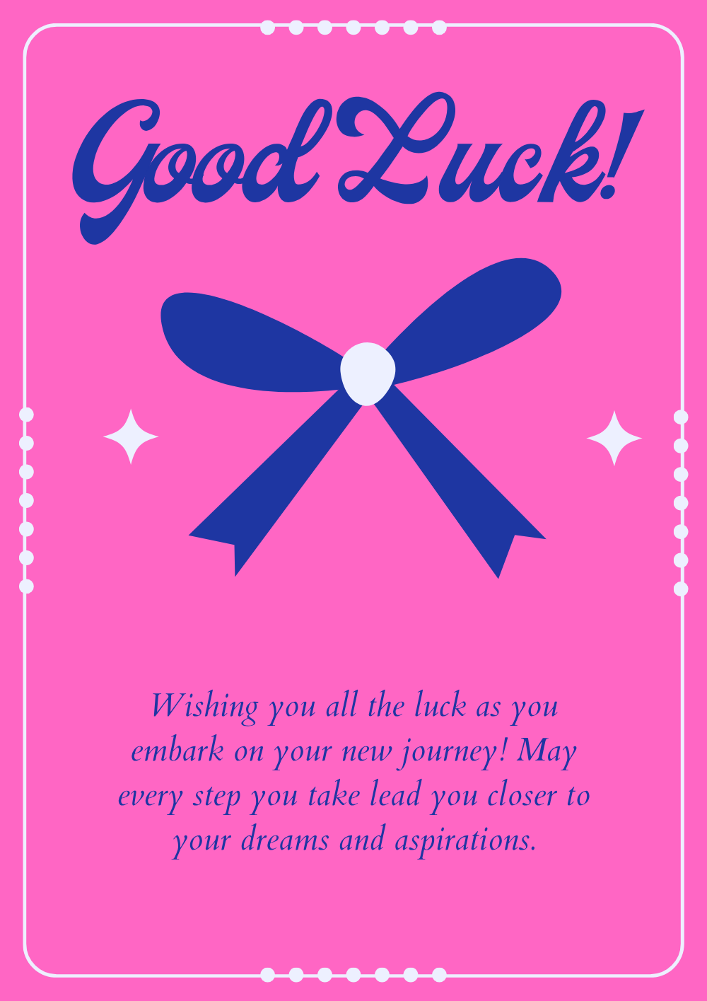 Good Luck